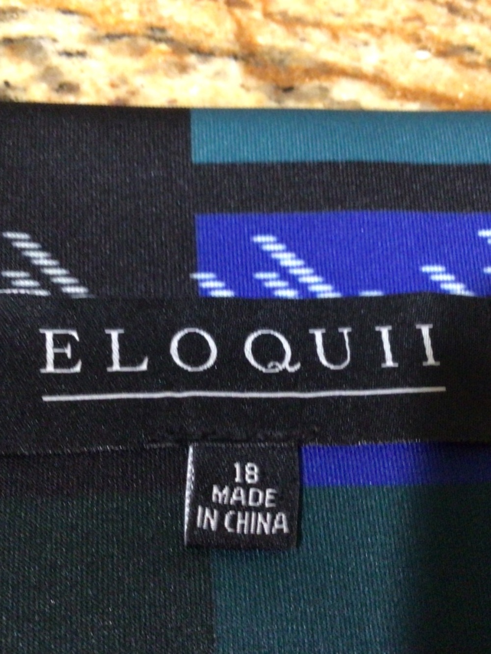 Eloquii Geometric print skirt. Size 18. Very very good shape. - Picture 6 of 8